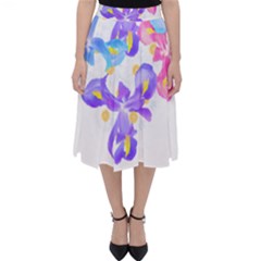 Daisies In Bloom T- Shirt Daisy Iris Heart Flower Floral Pattern Daisies T- Shirt Classic Midi Skirt by maxcute