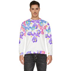 Daisies In Bloom T- Shirt Daisy Iris Heart Flower Floral Pattern Daisies T- Shirt Men s Fleece Sweatshirt by maxcute