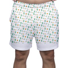 Daisy Flower T- Shirt Daisy Seamless Pattern - Daisy Flower, Floral Pattern T- Shirt Men s Shorts