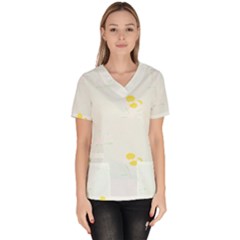 Dandelions T- Shirt In The Weeds T- Shirt Women s V-neck Scrub Top by maxcute