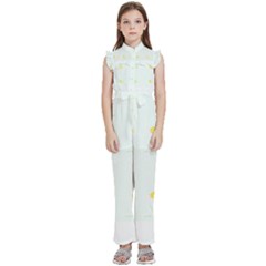 Dandelions T- Shirt In The Weeds T- Shirt Kids  Sleeveless Ruffle Edge Band Collar Chiffon One Piece