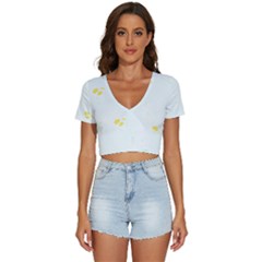 Dandelions T- Shirt In The Weeds T- Shirt V-neck Crop Top by maxcute