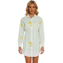 Dandelions T- Shirt In The Weeds T- Shirt Womens Long Sleeve Shirt Dress