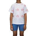 Doberman Pinscher T- Shirt Doberman Pinscher Dog Pattern T- Shirt (2) Kids  Short Sleeve Swimwear View1