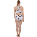 Dog Paw Print T- Shirt Paw Pattern 6 Racer Back Bikini Set View2