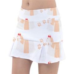 Dog Shih Tzu T- Shirtshih Tzu Dog Pattern T- Shirt Classic Tennis Skirt