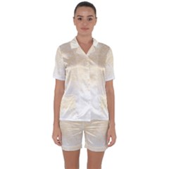 Dry Grass Texture T- Shirt Dry Grass Texture T- Shirt Satin Short Sleeve Pajamas Set by maxcute