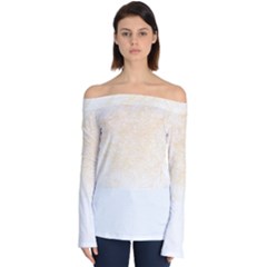 Dry Grass Texture T- Shirt Dry Grass Texture T- Shirt Off Shoulder Long Sleeve Top by maxcute