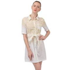 Dry Grass Texture T- Shirt Dry Grass Texture T- Shirt Belted Shirt Dress