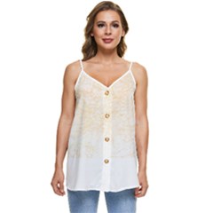 Dry Grass Texture T- Shirt Dry Grass Texture T- Shirt Casual Spaghetti Strap Chiffon Top by maxcute