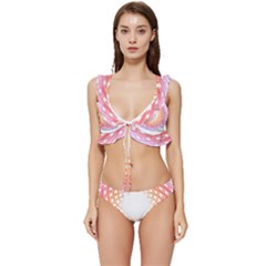 Dynamo T- Shirt Dynamo T- Shirt Low Cut Ruffle Edge Bikini Set