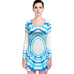 Easter Eggs T- Shirt Easter Egg Design T- Shirt Long Sleeve Velvet Bodycon Dress