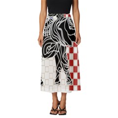 Elephant Art T- Shirtelephant T- Shirt Classic Midi Chiffon Skirt