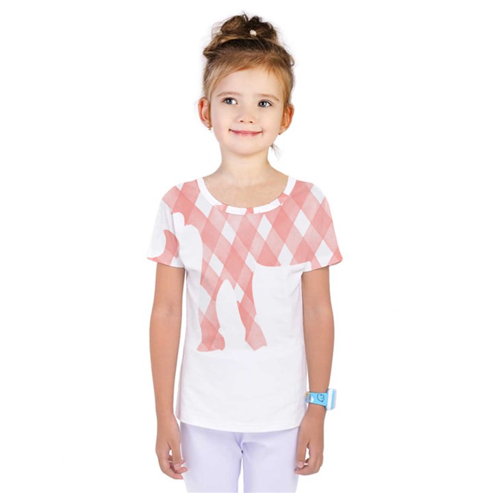 Elephant T- Shirt Pink Elephant T- Shirt Kids  One Piece Tee