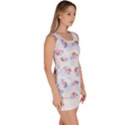 Exotic Flowers T- Shirt Modern Exotic Tropical Jungle Pattern T- Shirt Bodycon Dress View3