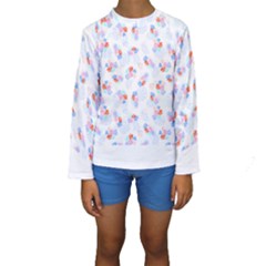 Exotic Flowers T- Shirt Modern Exotic Tropical Jungle Pattern T- Shirt Kids  Long Sleeve Swimwear by maxcute