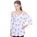 Exotic Flowers T- Shirt Modern Exotic Tropical Jungle Pattern T- Shirt Flutter Tees View1