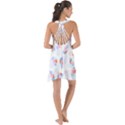 Exotic Flowers T- Shirt Modern Exotic Tropical Jungle Pattern T- Shirt Show Some Back Chiffon Dress View2