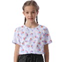 Exotic Flowers T- Shirt Modern Exotic Tropical Jungle Pattern T- Shirt Kids  Basic Tee View1