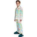 Fashion T- Shirt Fashion Tropical Pattern T- Shirt Kids  Long Sleeve Velvet Pajamas Set View2