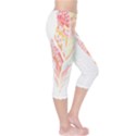 Feathers Design T- Shirtfeathers T- Shirt (1) Capri Leggings  View4