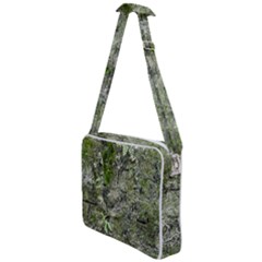 Old Stone Exterior Wall With Moss Cross Body Office Bag by dflcprintsclothing