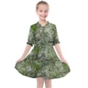 Old Stone Exterior Wall With Moss Kids  All Frills Chiffon Dress View1