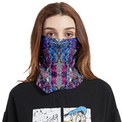 Abstract Blend Repeats Face Covering Bandana (two Sides) by kaleidomarblingart