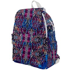 Abstract Blend Repeats Top Flap Backpack by kaleidomarblingart