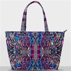 Abstract Blend Repeats Back Pocket Shoulder Bag  by kaleidomarblingart