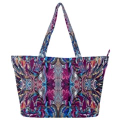 Abstract Blend Repeats Full Print Shoulder Bag by kaleidomarblingart