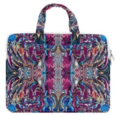 Abstract Blend Repeats Macbook Pro 16  Double Pocket Laptop Bag  by kaleidomarblingart