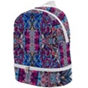 Abstract Blend Repeats Zip Bottom Backpack View1