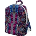 Abstract Blend Repeats Zip Up Backpack View1