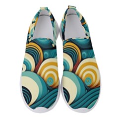 Waves Women s Slip On Sneakers by fructosebat