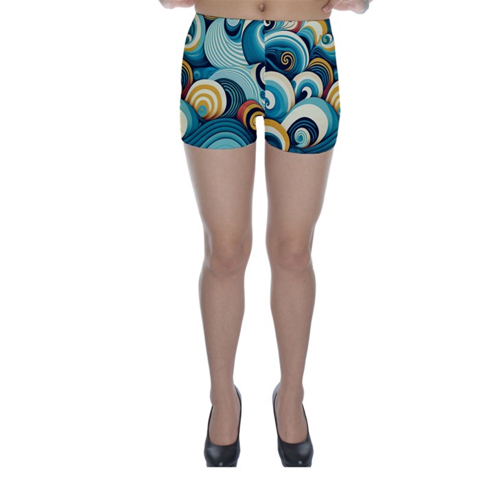 Waves Skinny Shorts