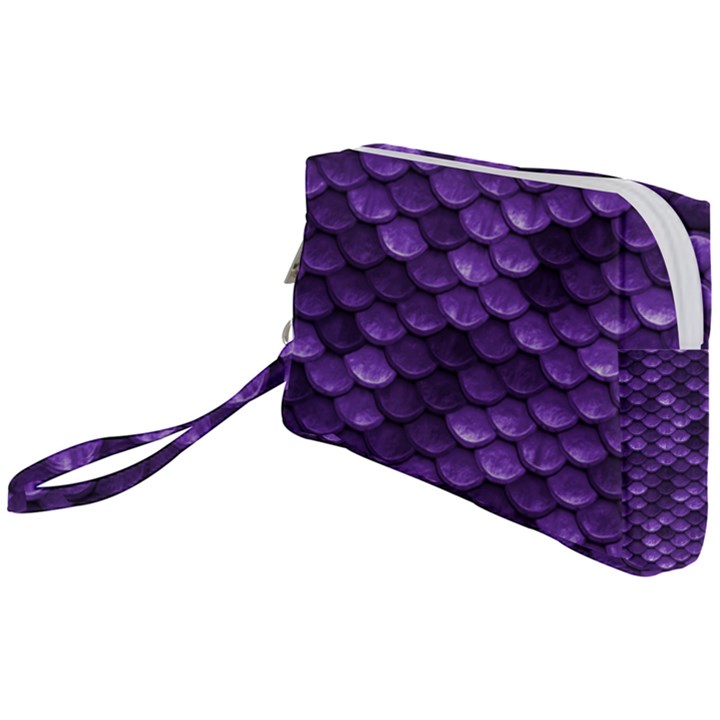 Purple Scales! Wristlet Pouch Bag (Small)