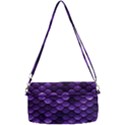 Purple Scales! Removable Strap Clutch Bag View2