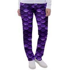 Purple Scales! Women s Casual Pants by fructosebat