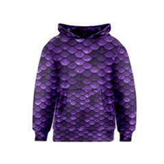 Purple Scales! Kids  Pullover Hoodie by fructosebat