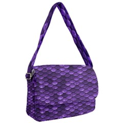 Purple Scales! Courier Bag by fructosebat