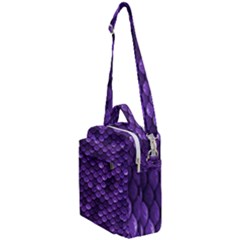 Purple Scales! Crossbody Day Bag by fructosebat