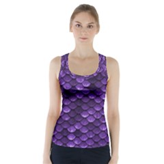 Purple Scales! Racer Back Sports Top by fructosebat