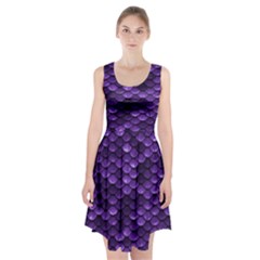 Purple Scales! Racerback Midi Dress