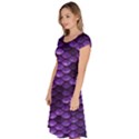 Purple Scales! Classic Short Sleeve Dress View2