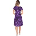 Purple Scales! Classic Short Sleeve Dress View4