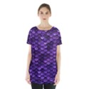 Purple Scales! Skirt Hem Sports Top View1