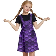 Purple Scales! Kids  Apron Dress by fructosebat