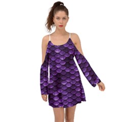 Purple Scales! Boho Dress by fructosebat