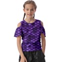 Purple Scales! Kids  Butterfly Cutout Tee View1